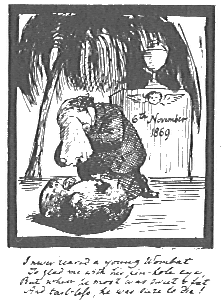 Dante Gabriel Rossetti - Tod eines Wombat, 1869